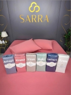 SARRA HOME ÇİFT KİŞİLİK %100 PAMUK LASTİKLİ ÇARŞAF SETİ